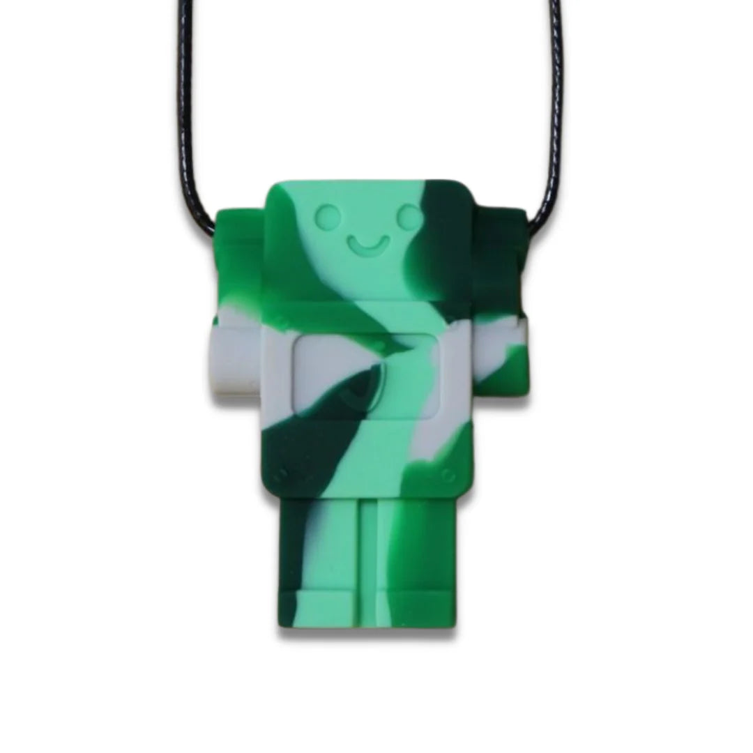 Jellystone Silicone Pendant ROBOT GREEN CAMO