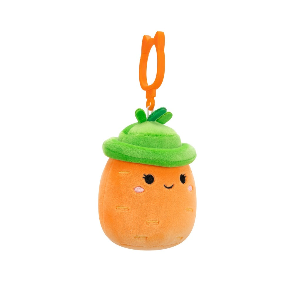 Squishmallows 3.5 inch Clip On Easter 2025 Plush - Caroleena the Carrot