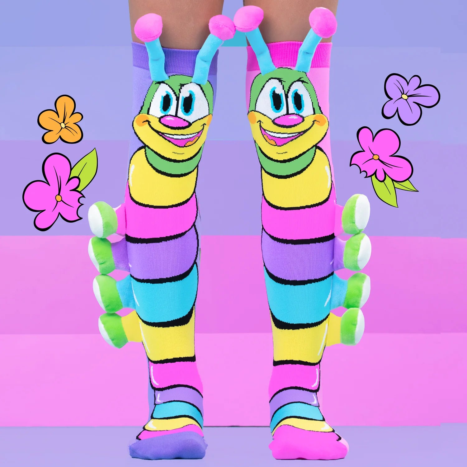 Mad Mia Caterpillar Socks One Size Fits Most