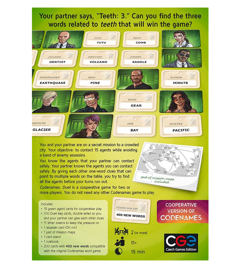 Code Names Duet Game