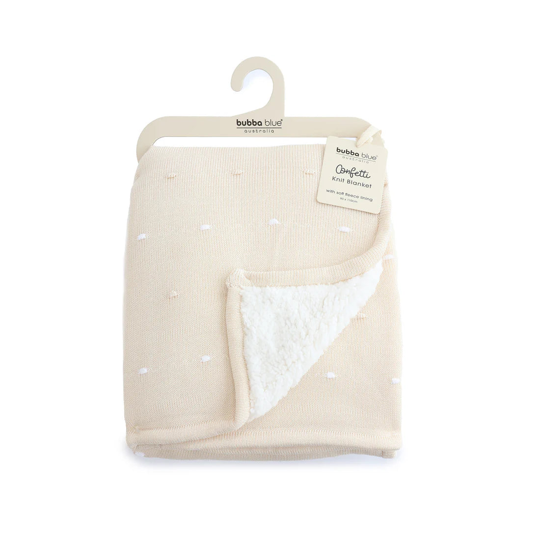 Bubba Blue Confetti Blanket Sand 90 x 110cm