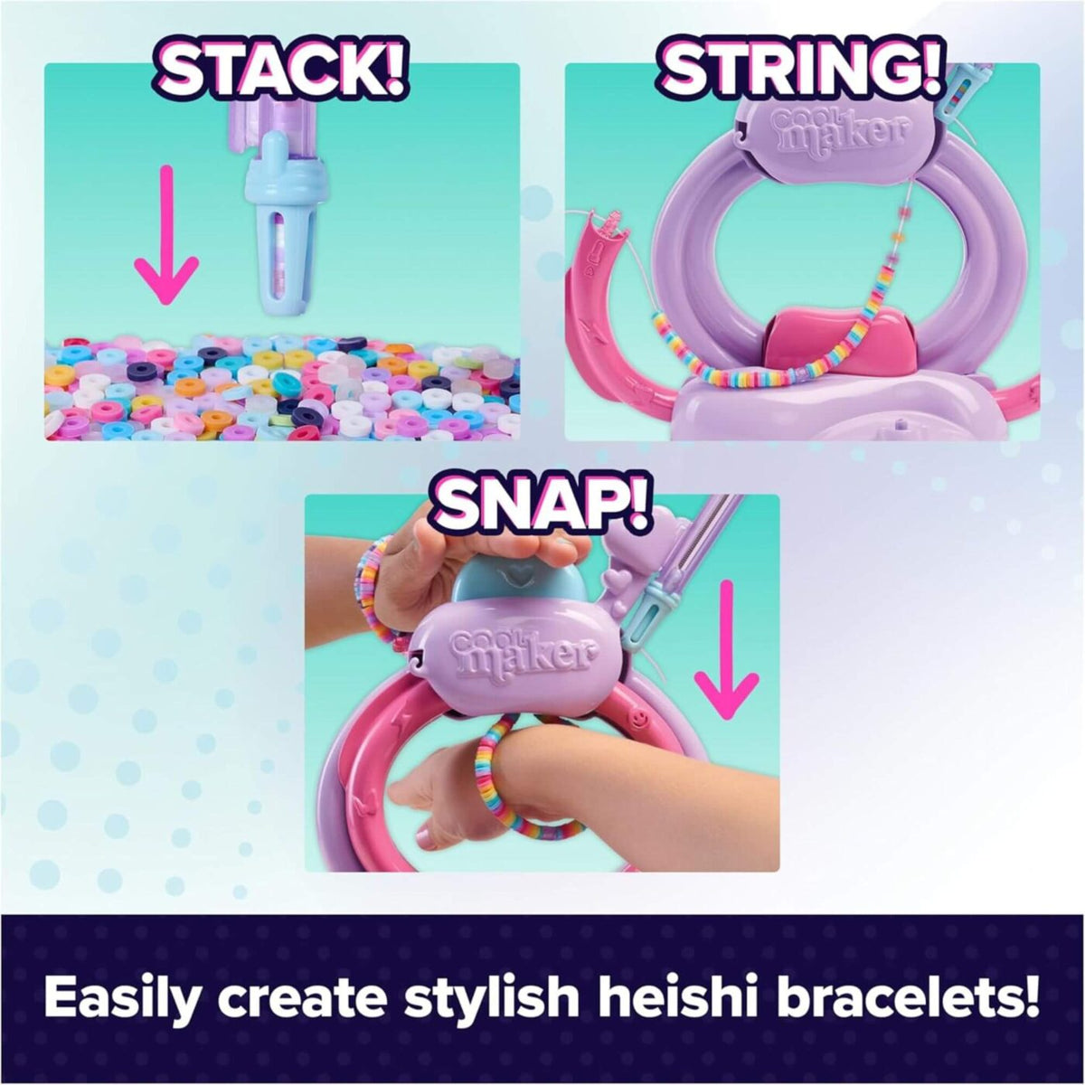 Cool Maker Stack&#39;d Heishi Bracelet Studio