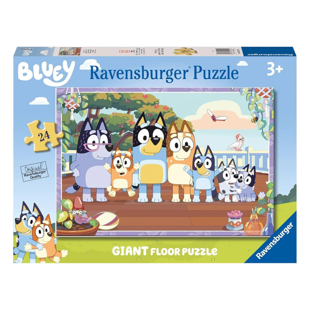 RB05622-4 Bluey Family Time 24pc Floor Puzzle