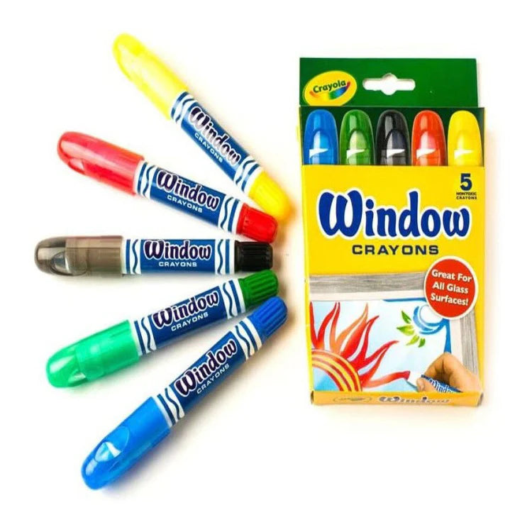 Crayola 5 pack Washable Window Crayons