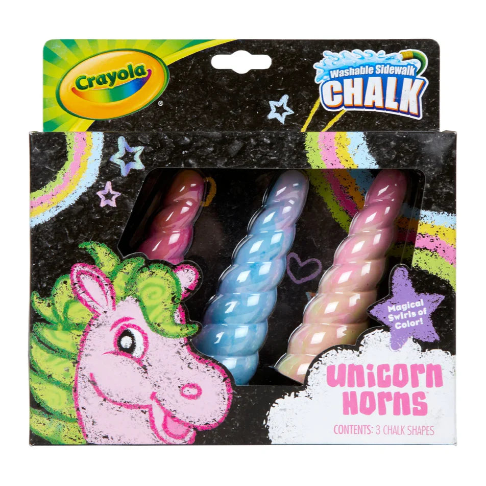 Crayola Unicorn Horns 3pk Chalk