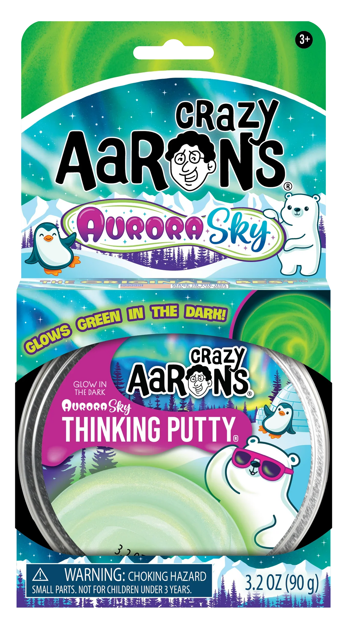 Crazy Aaron's Putty Thinking Aurura Sky