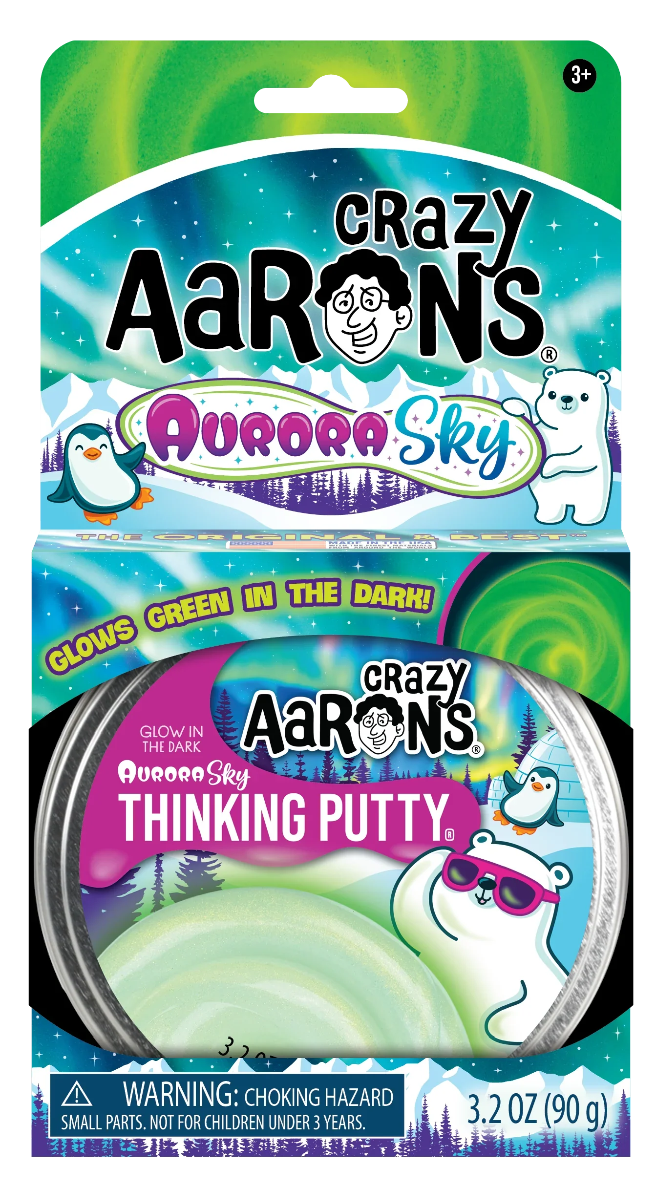 Crazy Aaron's Putty Thinking Aurura Sky