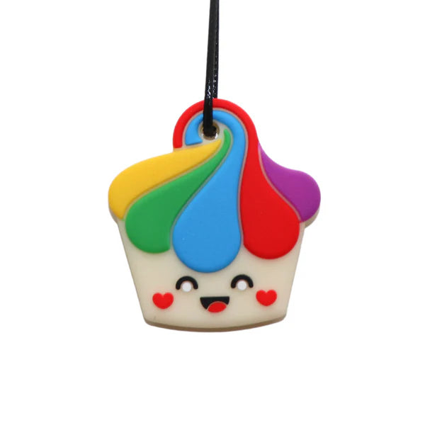 Jellystone Silicone Pendant CUPCAKE RAINBOW