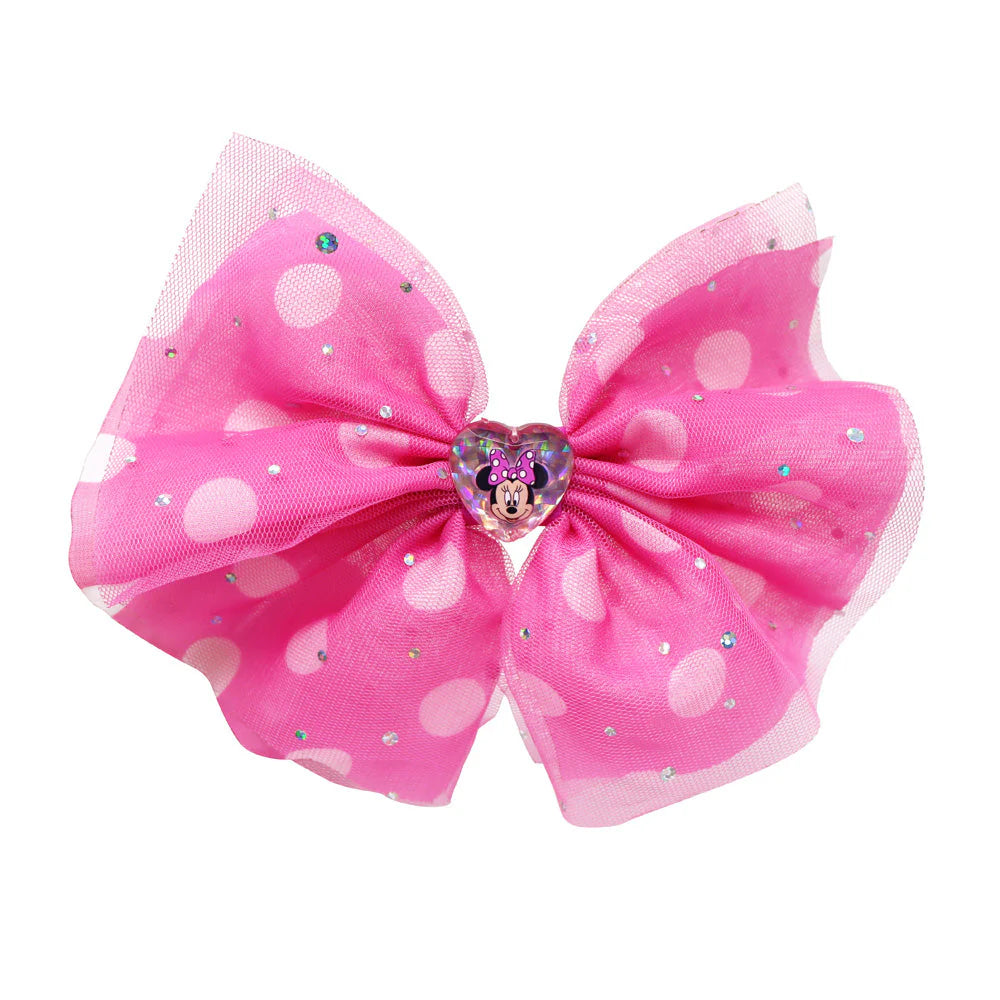 Pink Poppy Minnie Bow Headband