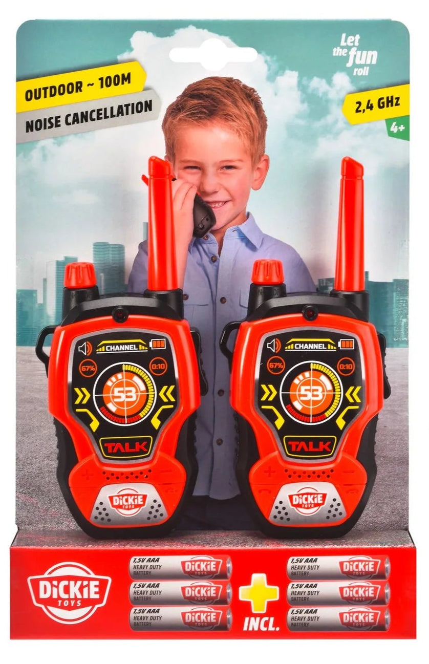 Dickie Toys Walkie Talkie Batteries included