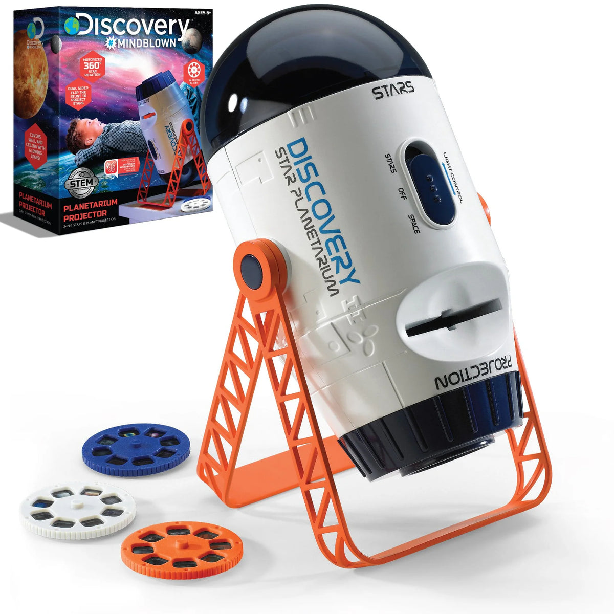 Discovery Mindblown Planetarium Projector Req 3 AA Batteries