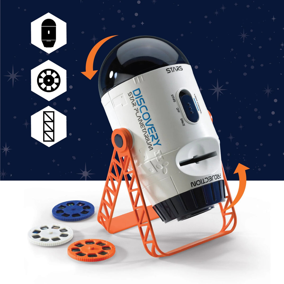 Discovery Mindblown Planetarium Projector Req 3 AA Batteries