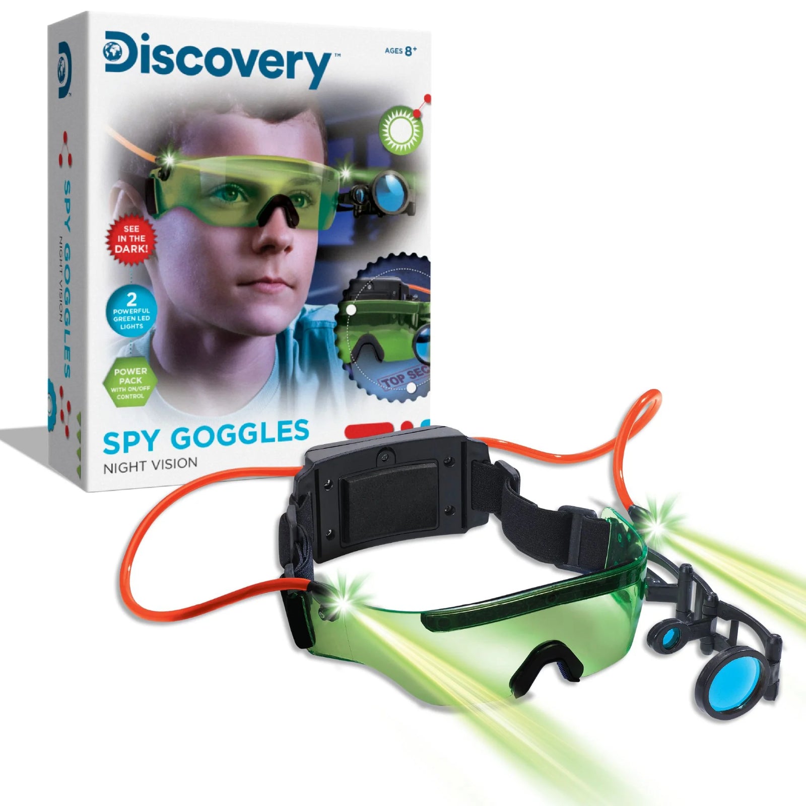 Discovery Spy Goggles Night Vision Req 3 x AAA batteries