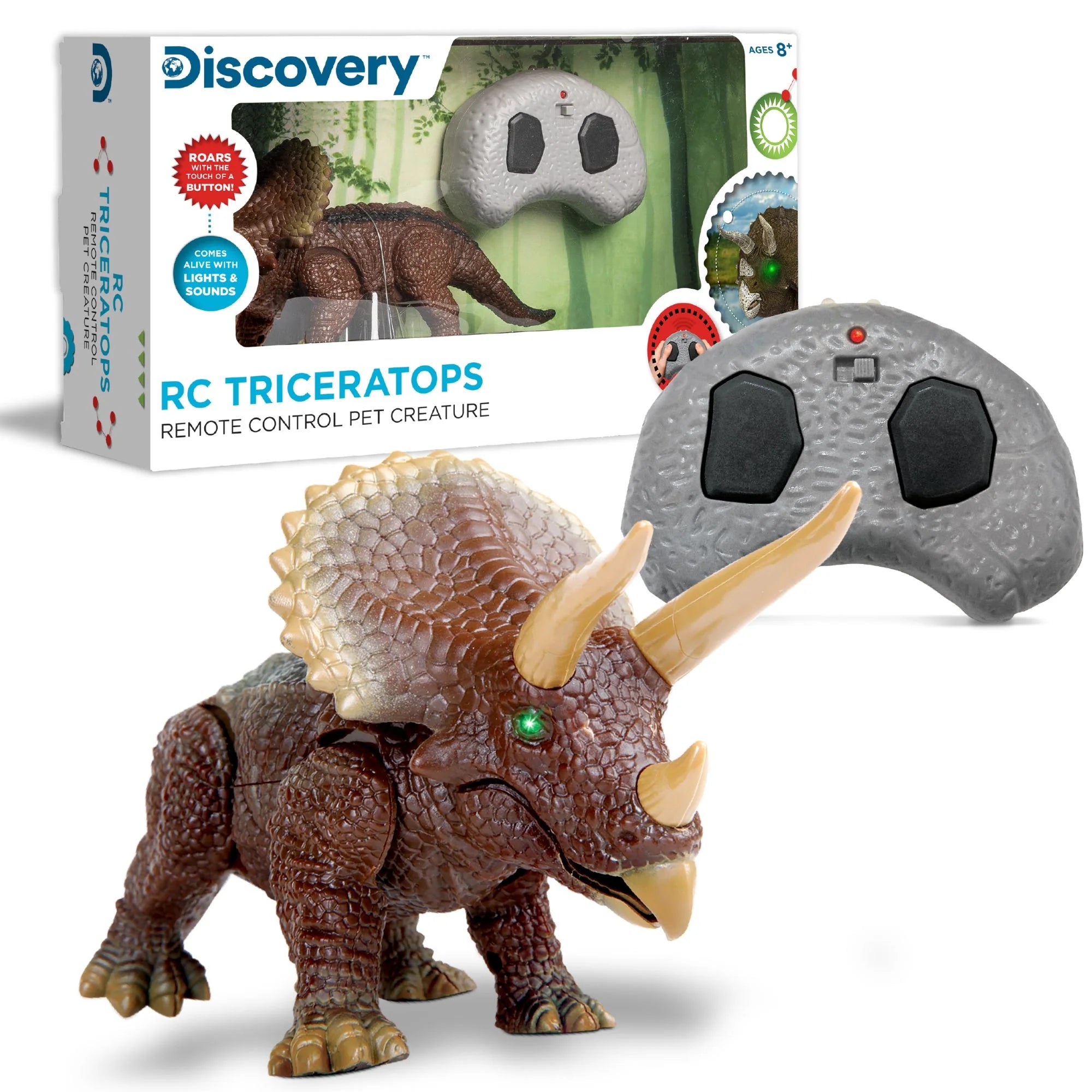 Discovery R/C Triceratops Req 5 AAA Batteries