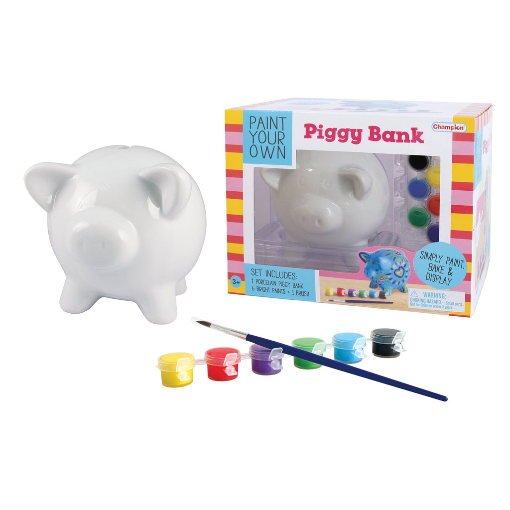 Champion Paint Your Own Piggy Bank