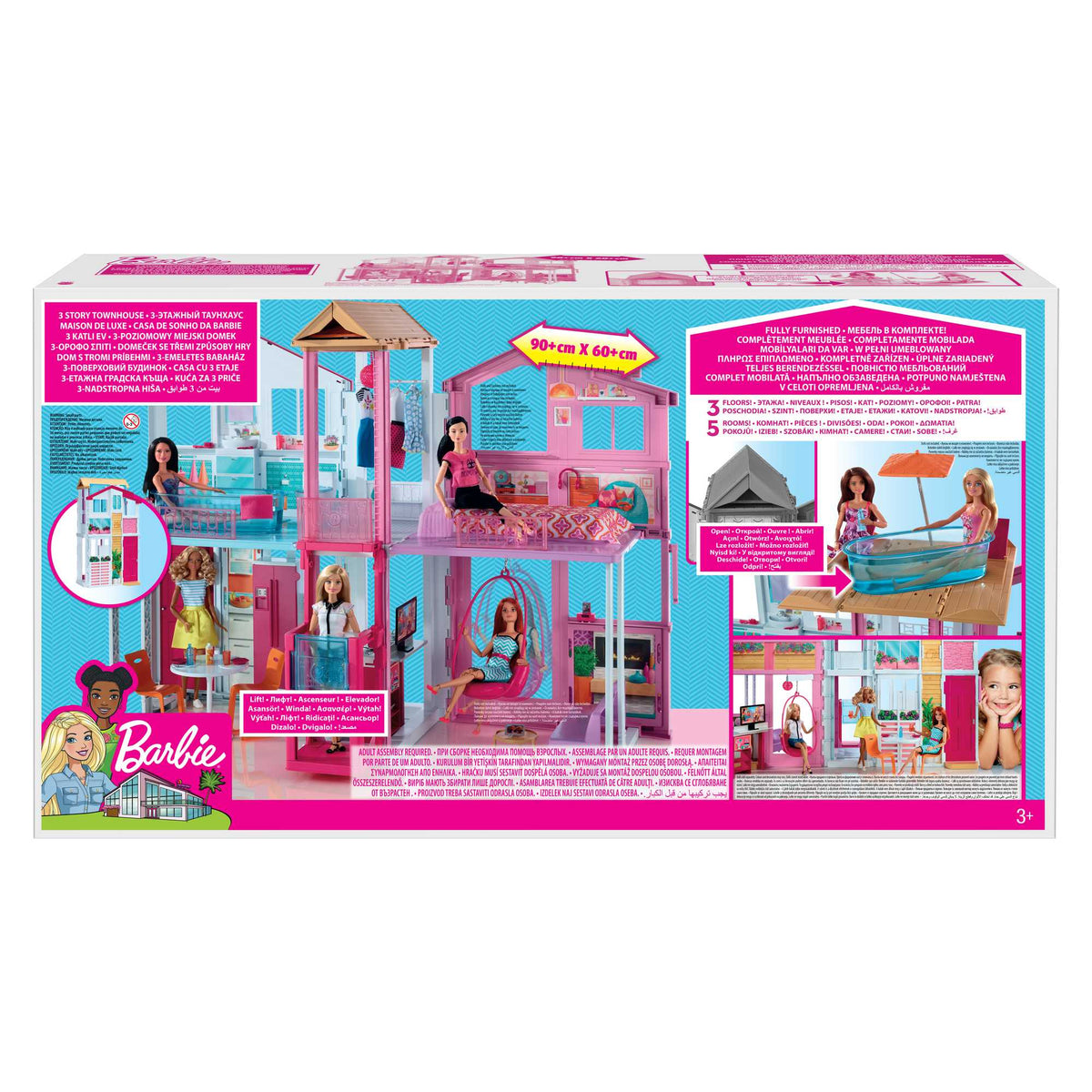 Barbie 3 Story Townhouse