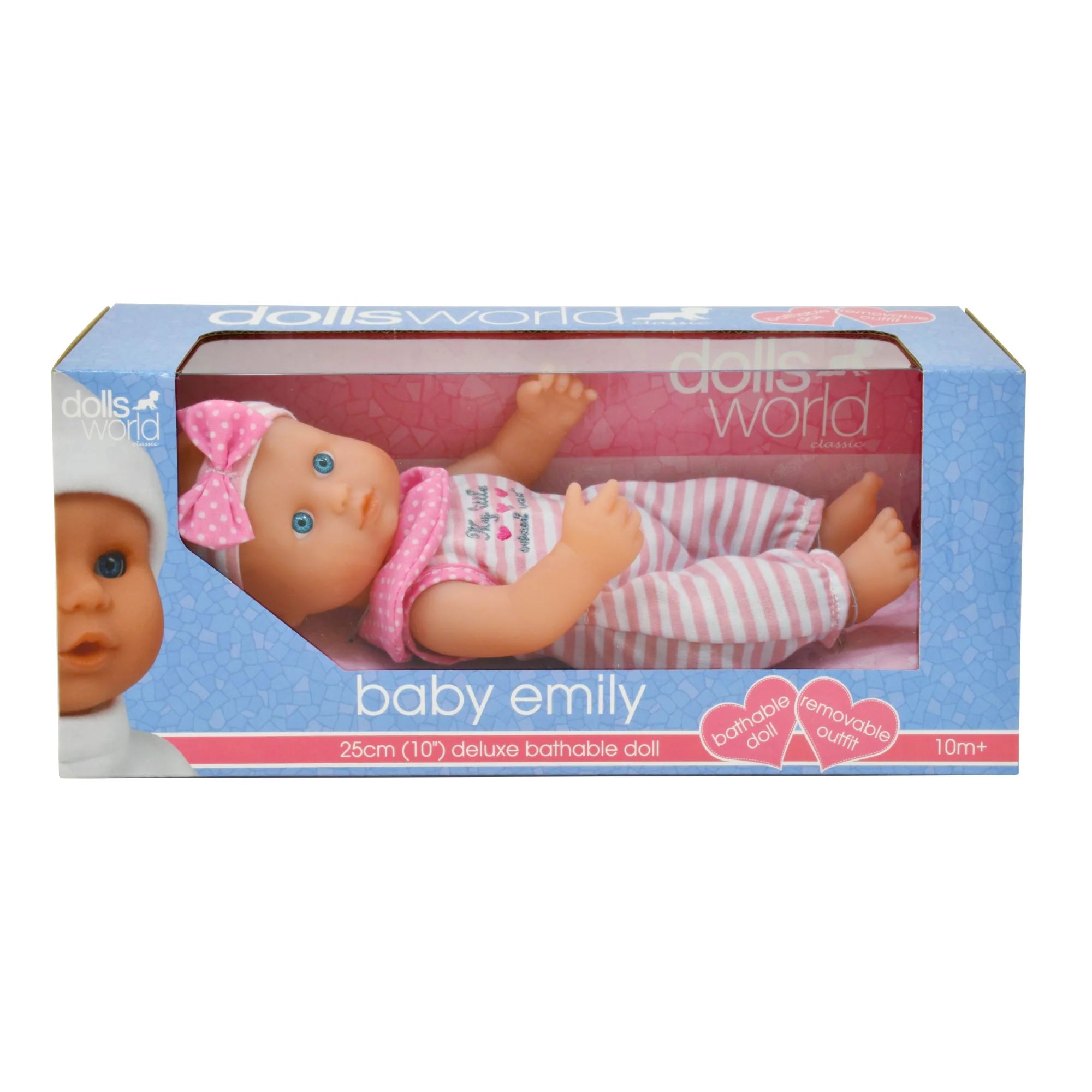 Dolls World Baby Emily Bathable Doll
