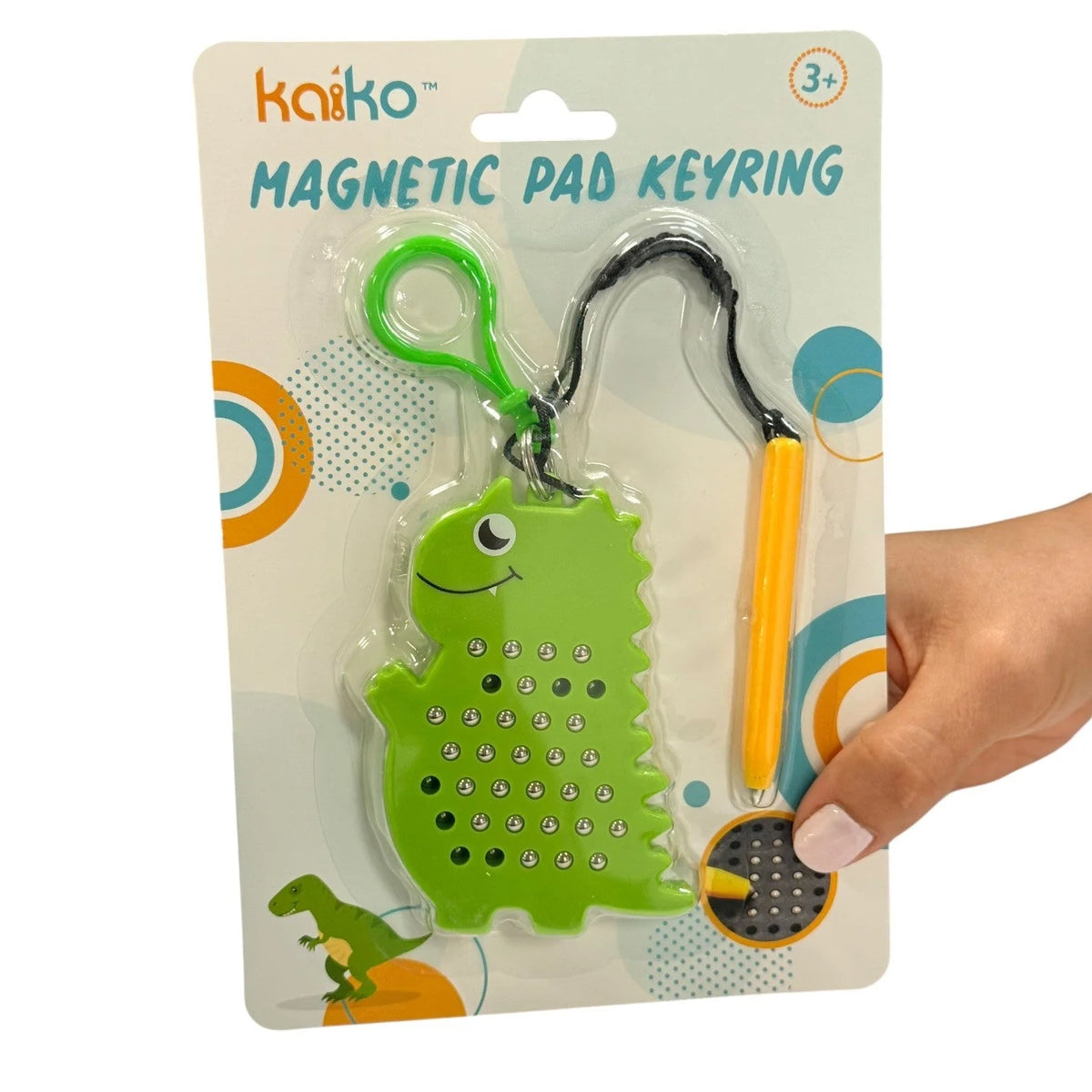 KAIKO Magnetic Pad Keyring - Dinosaur