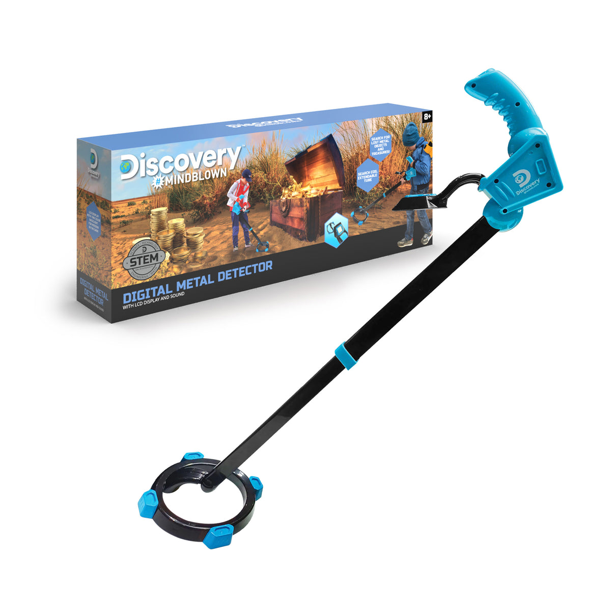 Discovery Mindblown Digital Metal Detector Req 3AA Batteries