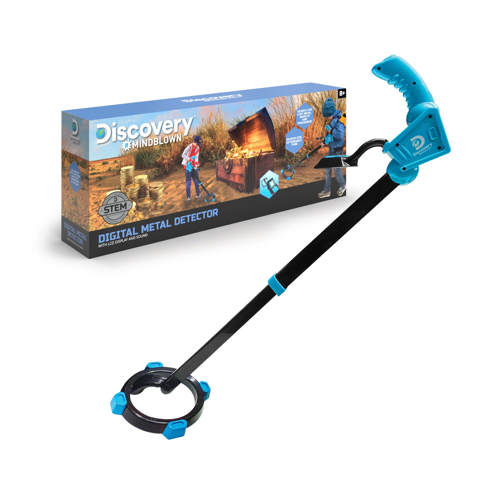 Discovery Mindblown Digital Metal Detector Req 3AA Batteries