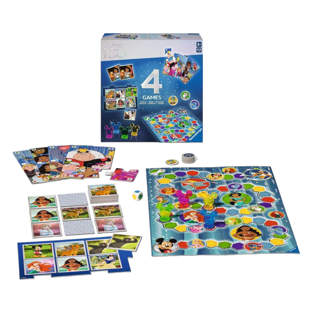 RB22341-1 Disney 100 Special Edition 4 in 1 Games