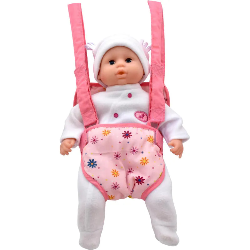 Dolls World Baby Carrier Pink with Flowers