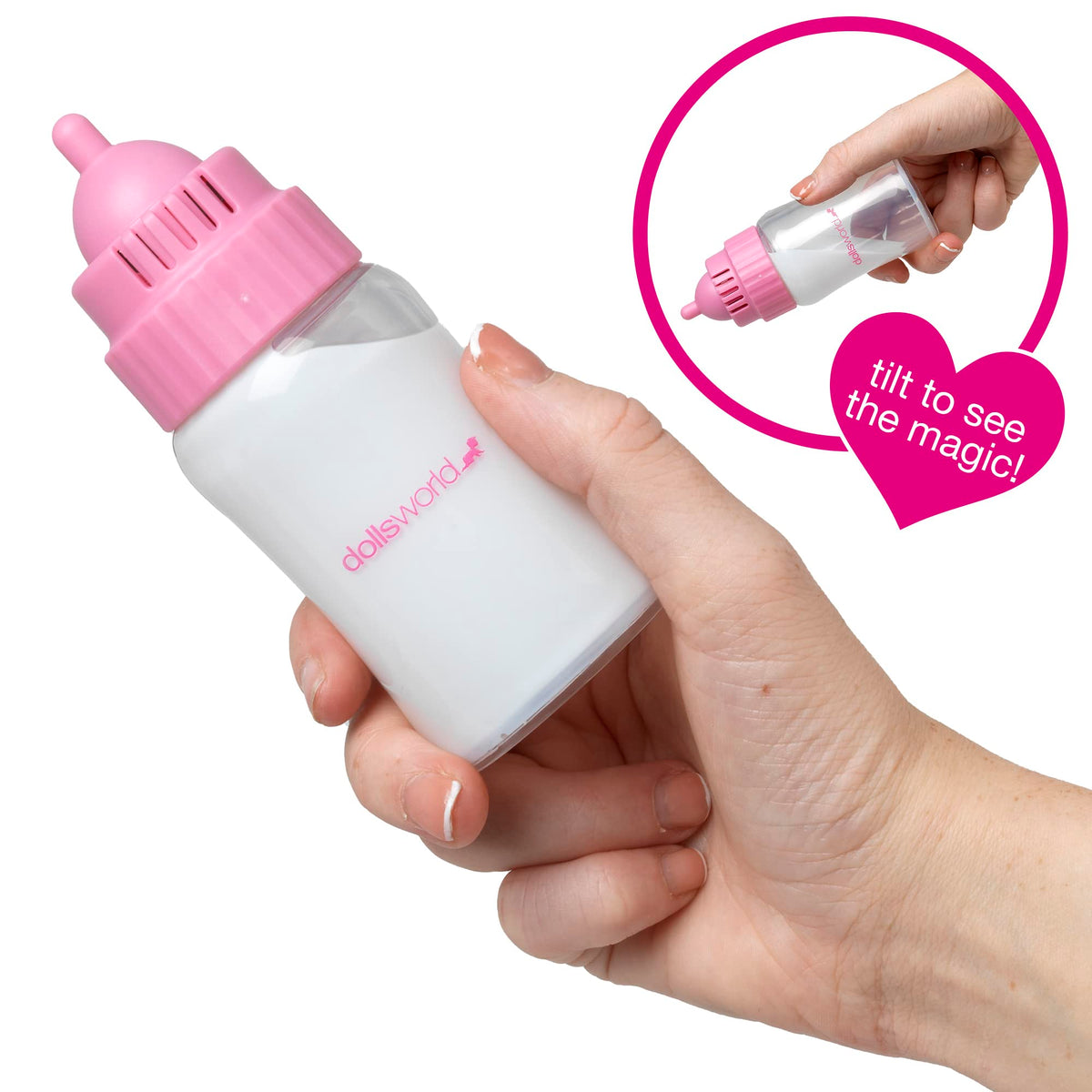 Dolls World Magic Bottle with Sound - Orange Juice or Milk