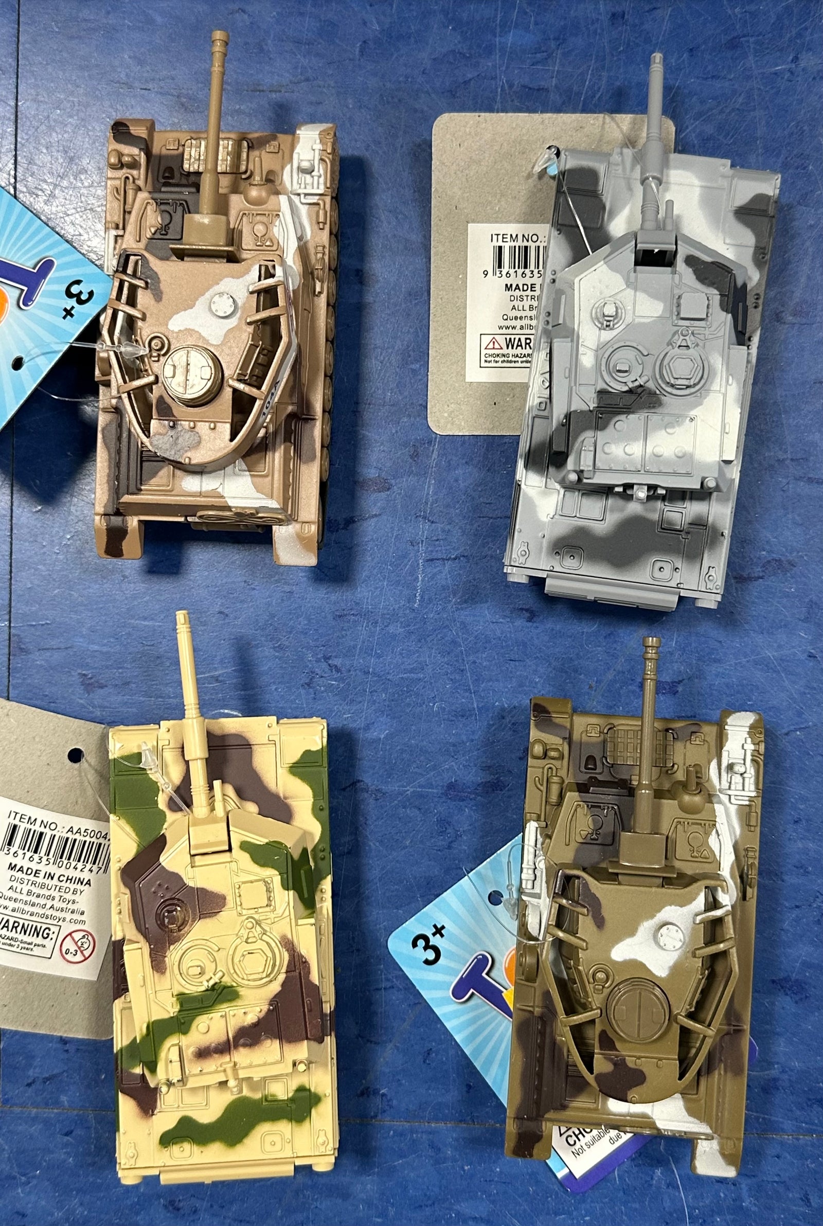 Pull Back Diecast Tank Assorted