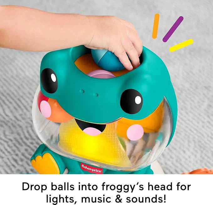 Fisher Price Light-Up &amp; Roll Frog