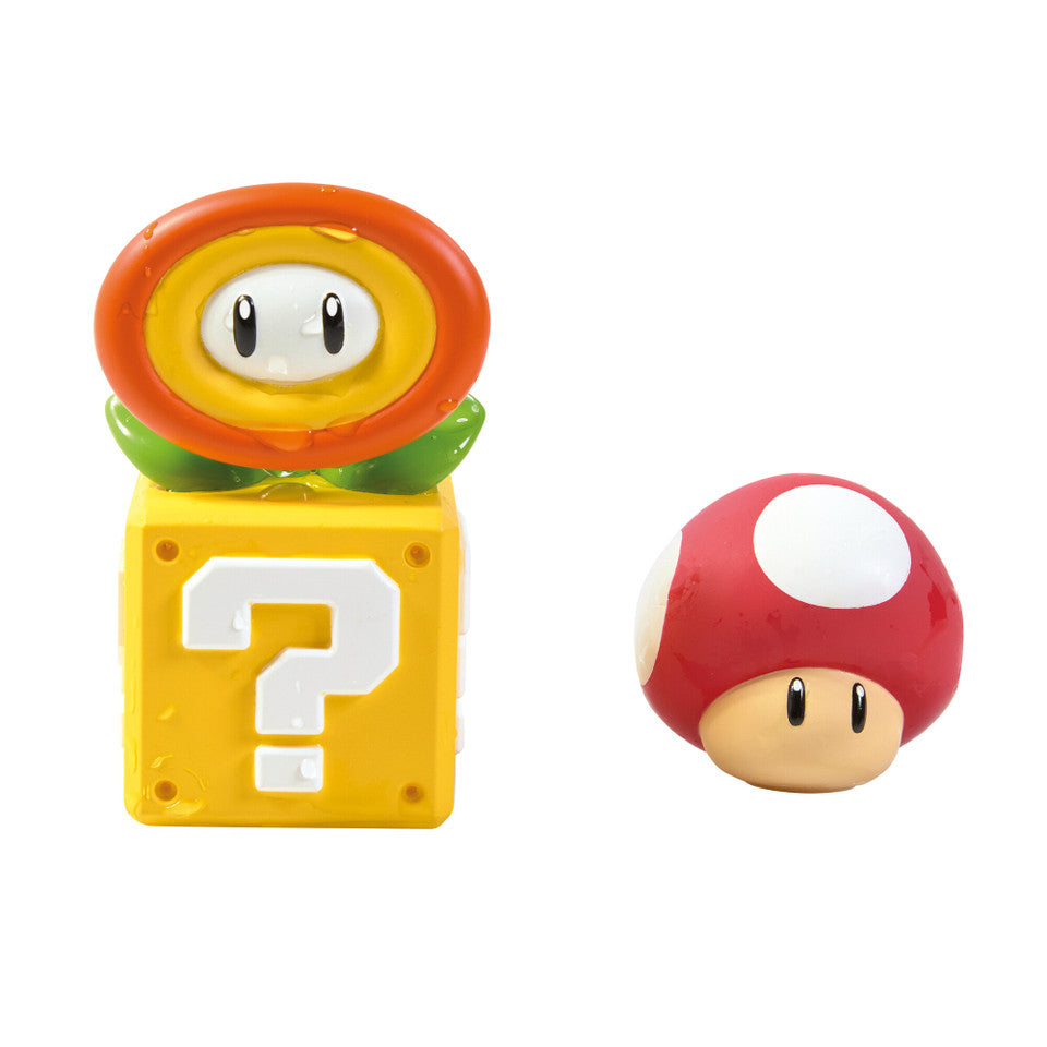 Tomy Toomies My Mario Bath Squirters - Super Mushroom &amp; Fire Flower
