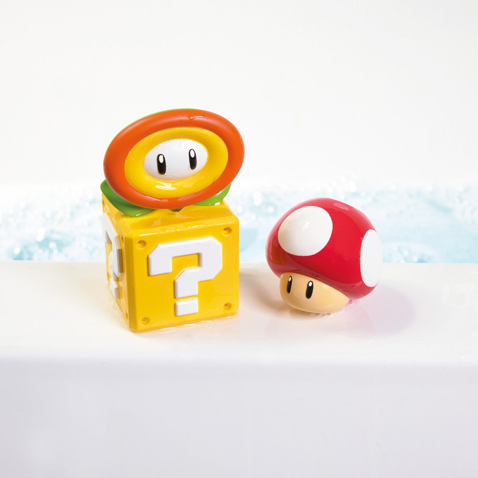 Tomy Toomies My Mario Bath Squirters - Super Mushroom &amp; Fire Flower
