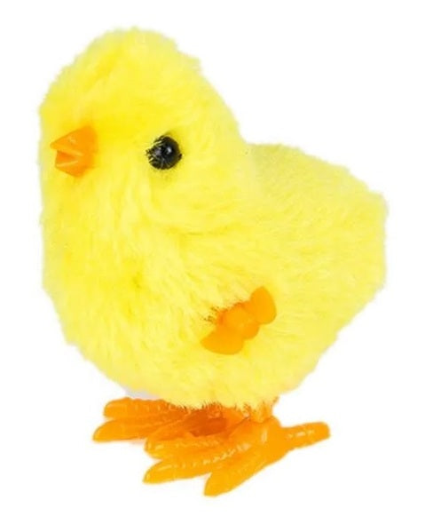 Wind Up Hopping Chick Plush 7cm