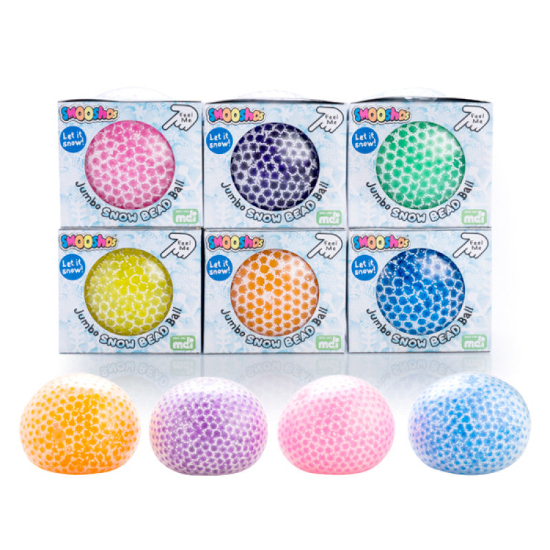 Smooshos Jumbo SNOW BEAD Ball