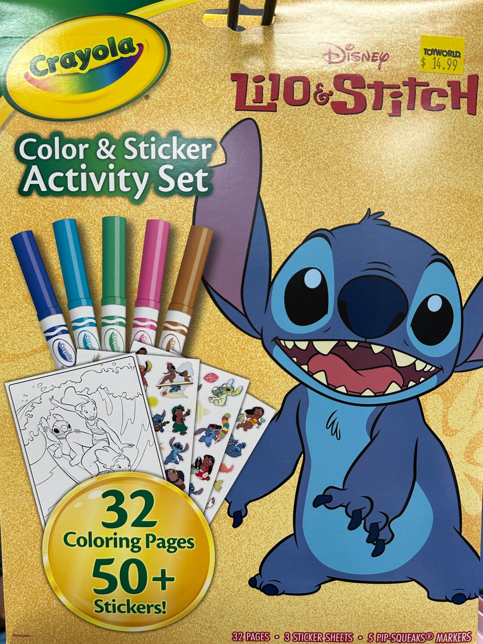 Crayola Color & Sticker Activity Set LILO & STITCH