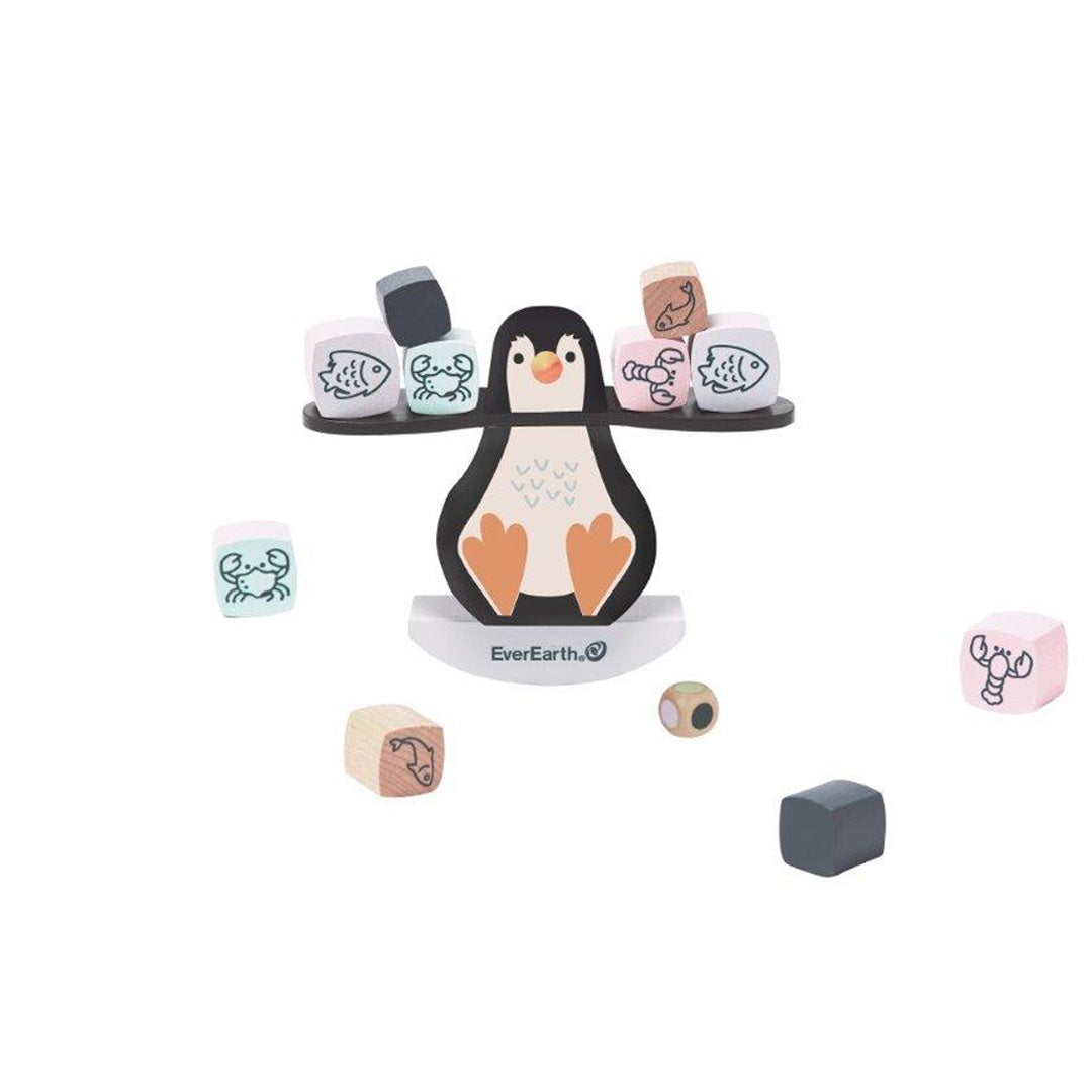 Ever Earth Wooden Penguin Balancing Game