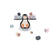 Ever Earth Wooden Penguin Balancing Game