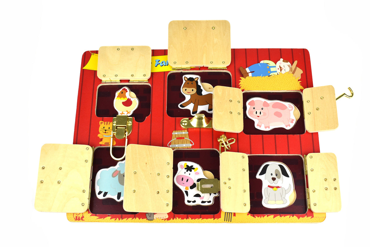 Kaper Kids My Happy Farm Latches Puzzle