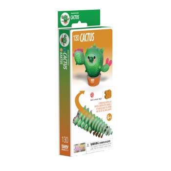 Eugy Cardboard Model Kit Cactus