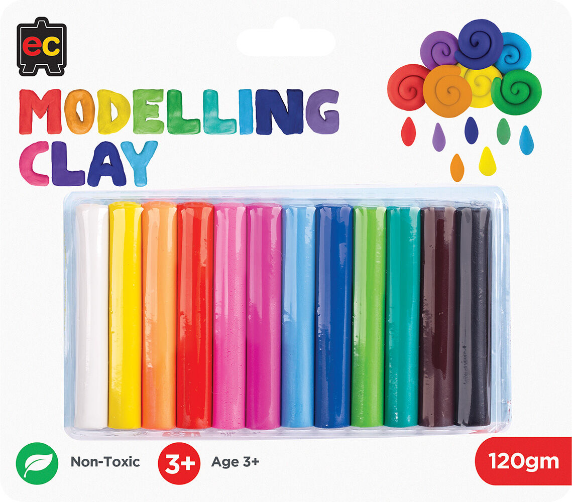 EC Modelling Clay 12colours x 10gm