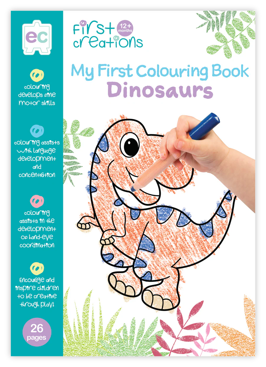 First Creations My First Colouring Book Dinosaurs