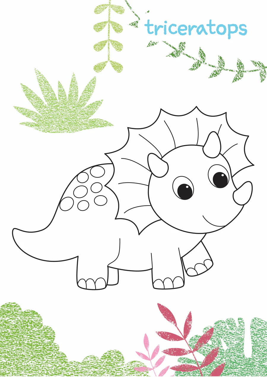 First Creations My First Colouring Book Dinosaurs