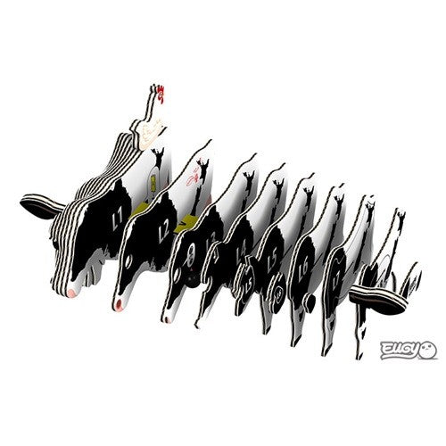 Eugy Cardboard Model Kit Holstein Friesian Cow