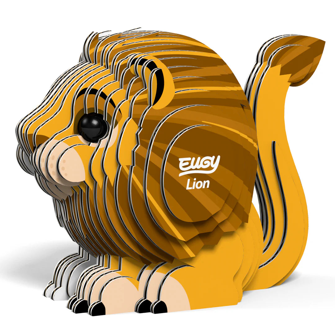 Eugy Cardboard Model Kit Lion