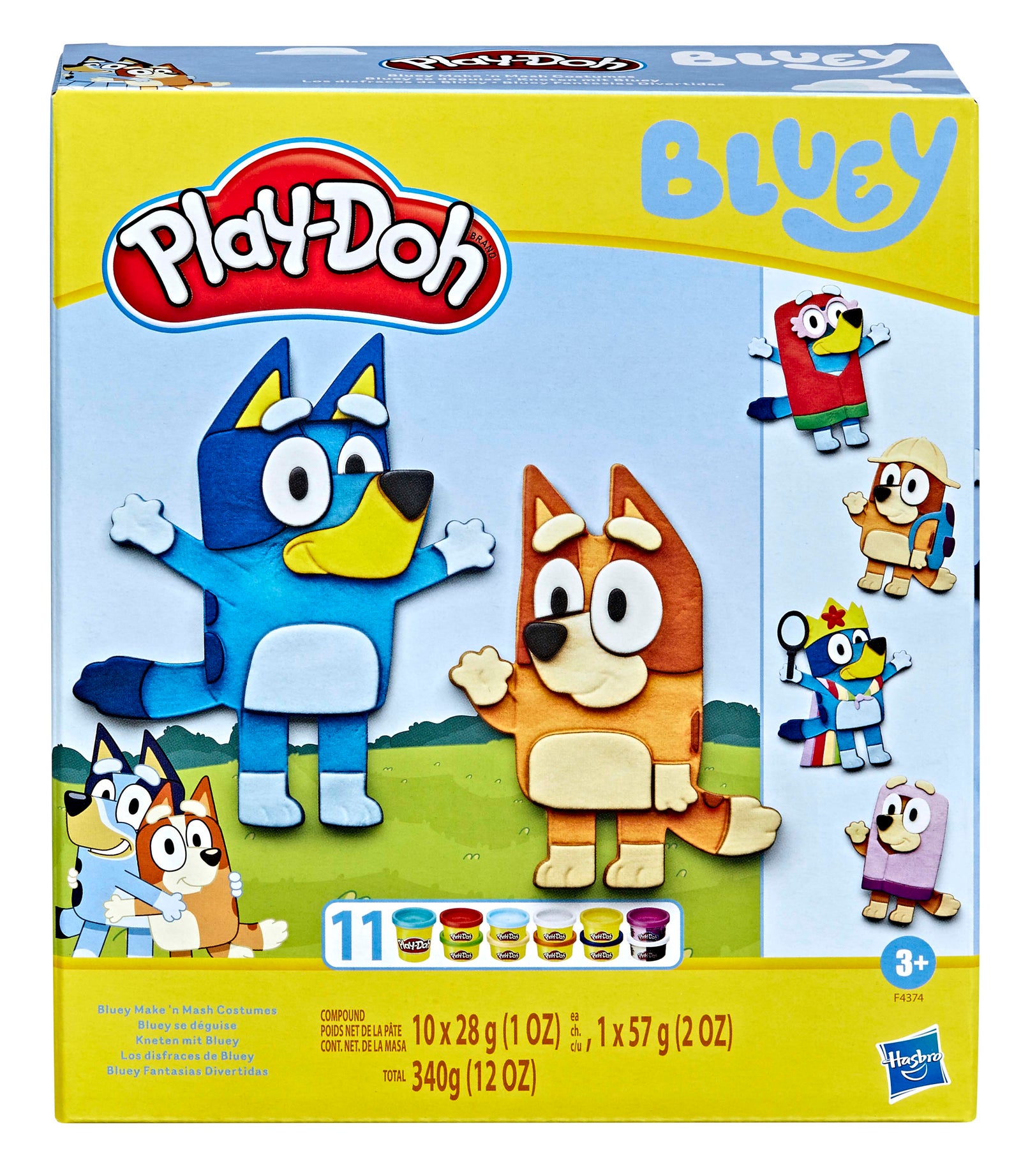 Play Doh Bluey Make N Mash Costumes