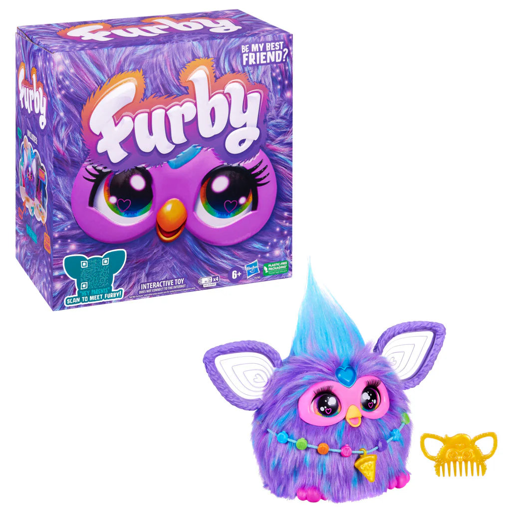 Furby Interactive Toy Purple (req 4 x AA batteries)