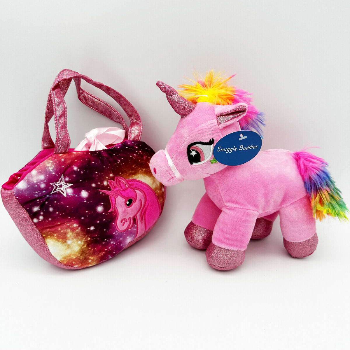 Unicorn Handbag 22cm Pink