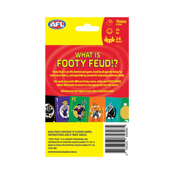 AFL Footy Feud Card Game