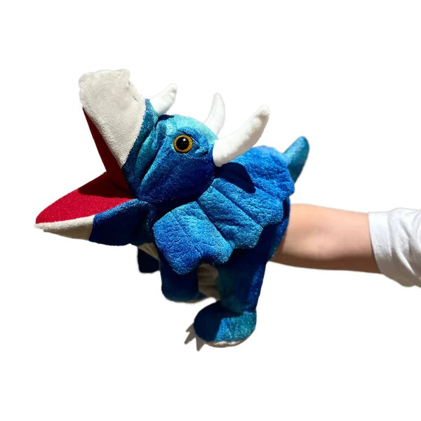 Johnco Plush Hand Puppet - Triceratops