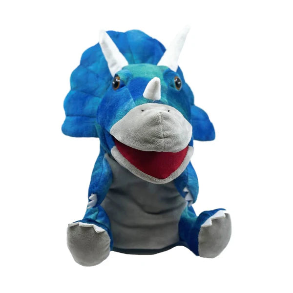 Johnco Plush Hand Puppet - Triceratops