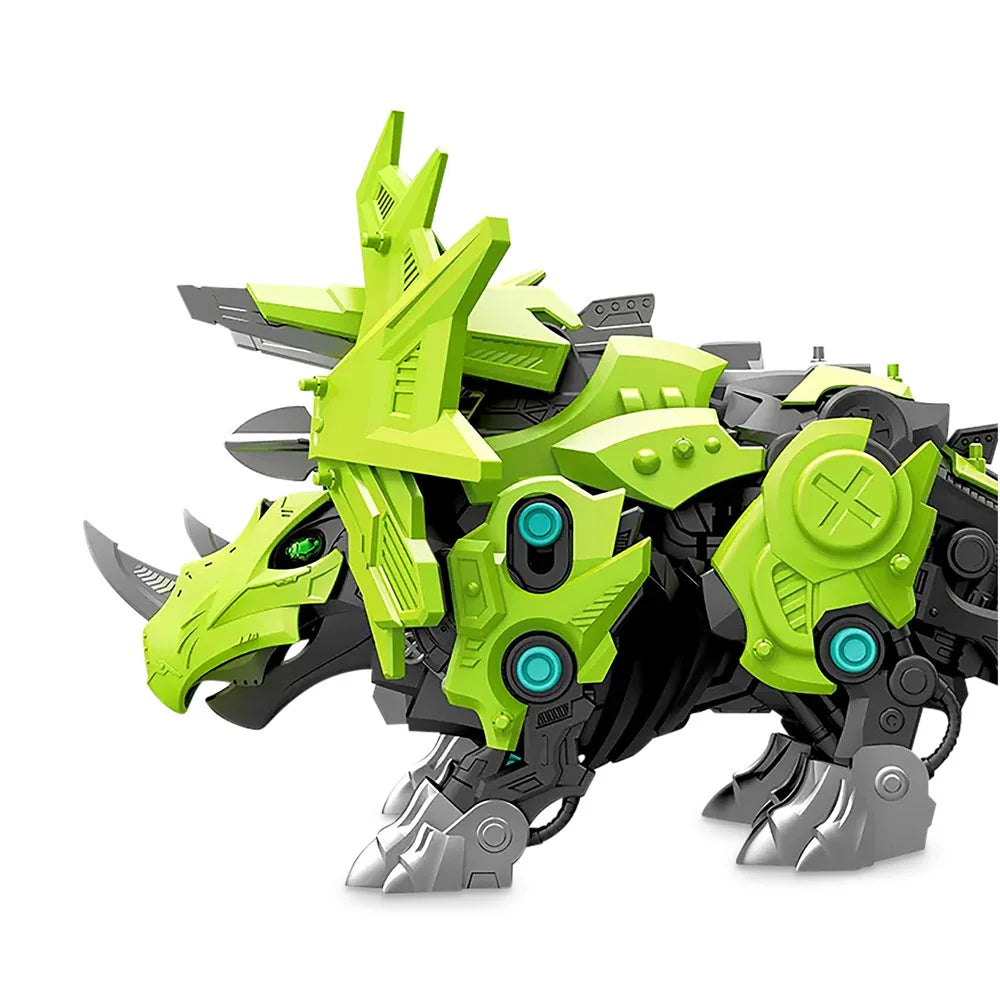 Johnco Triceratops Armoured Dinosaur Robot req 1 x AA battery